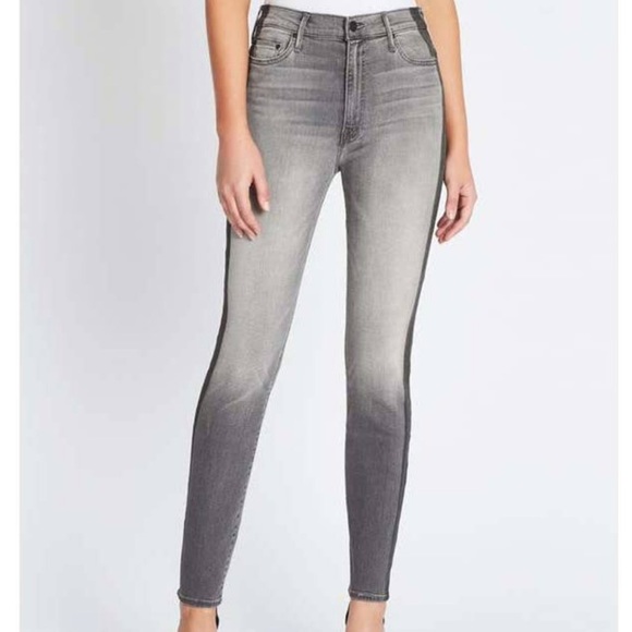 π₯MOTHER, gray jeans, the swooner, super moon stripe, SLIMMING